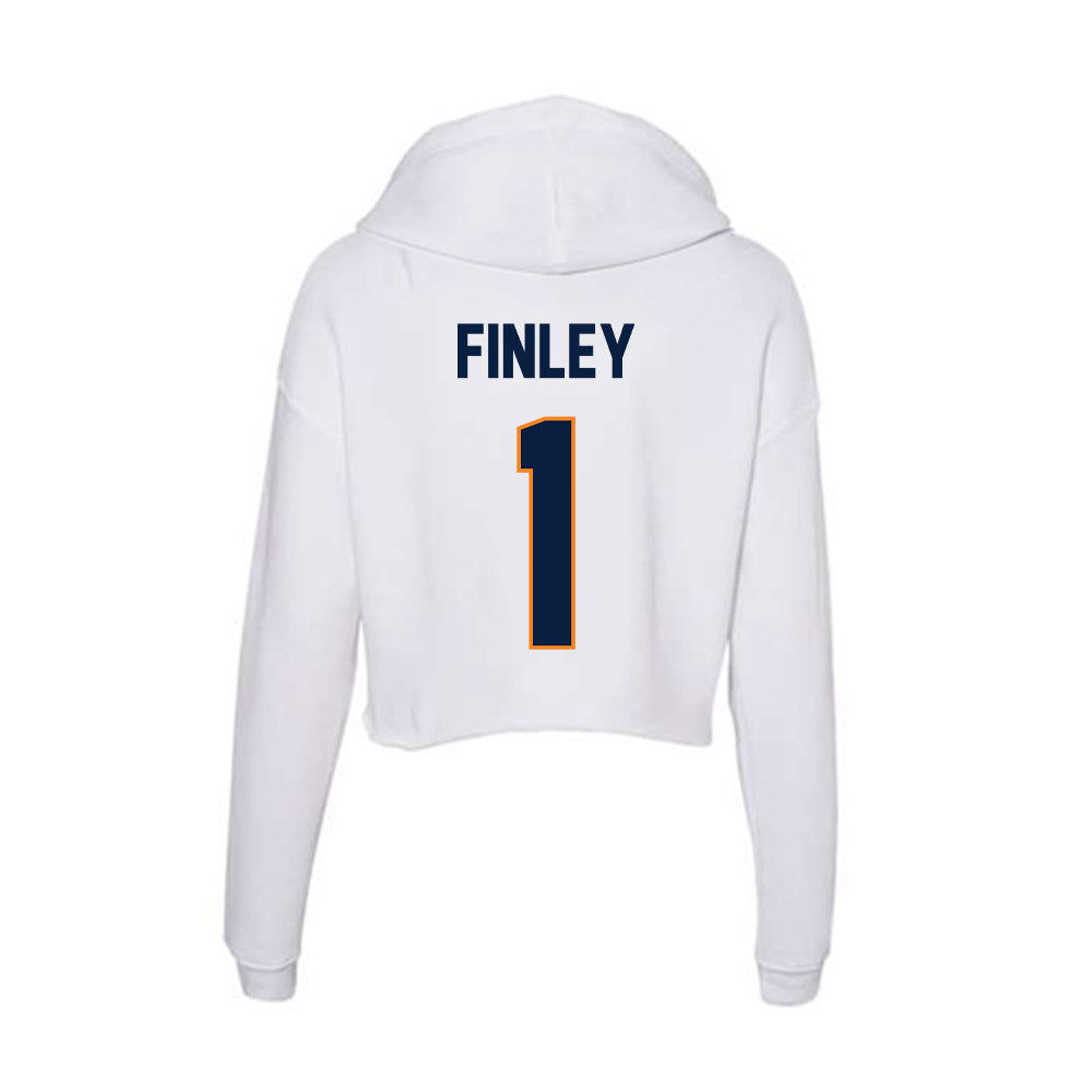 UTEP - NCAA Women's Soccer : Savanah Finley - Women's Crop Fleece Hooded Sweatshirt-1