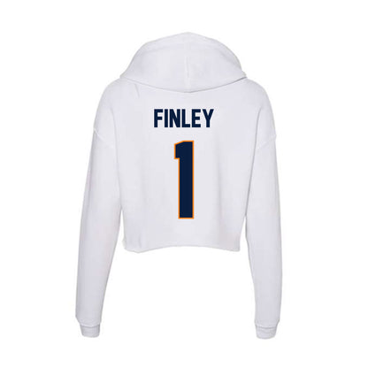 UTEP - NCAA Women's Soccer : Savanah Finley - Women's Crop Fleece Hooded Sweatshirt-1