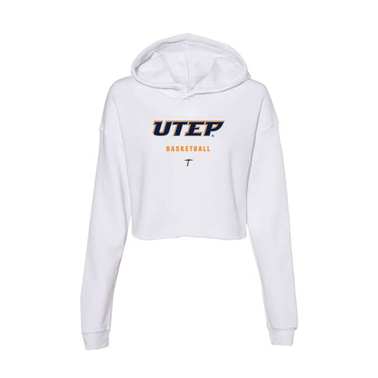UTEP - NCAA Women's Basketball : Brooklyn Terry - Women's Crop Fleece Hoodie-0