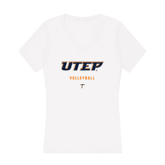 UTEP - NCAA Women's Volleyball : Ella Meador - Women's V-Neck T-Shirt-0
