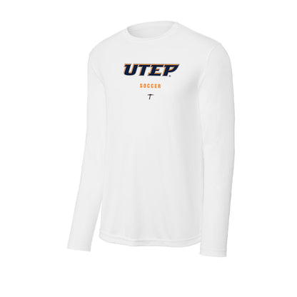 UTEP - NCAA Women's Soccer : Savanah Finley - Activewear Long Sleeve T-Shirt-0