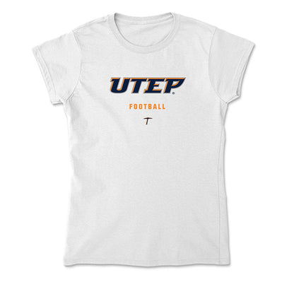 UTEP - NCAA Football : Leander Parrish - Soft Style Women’s T-Shirt-0