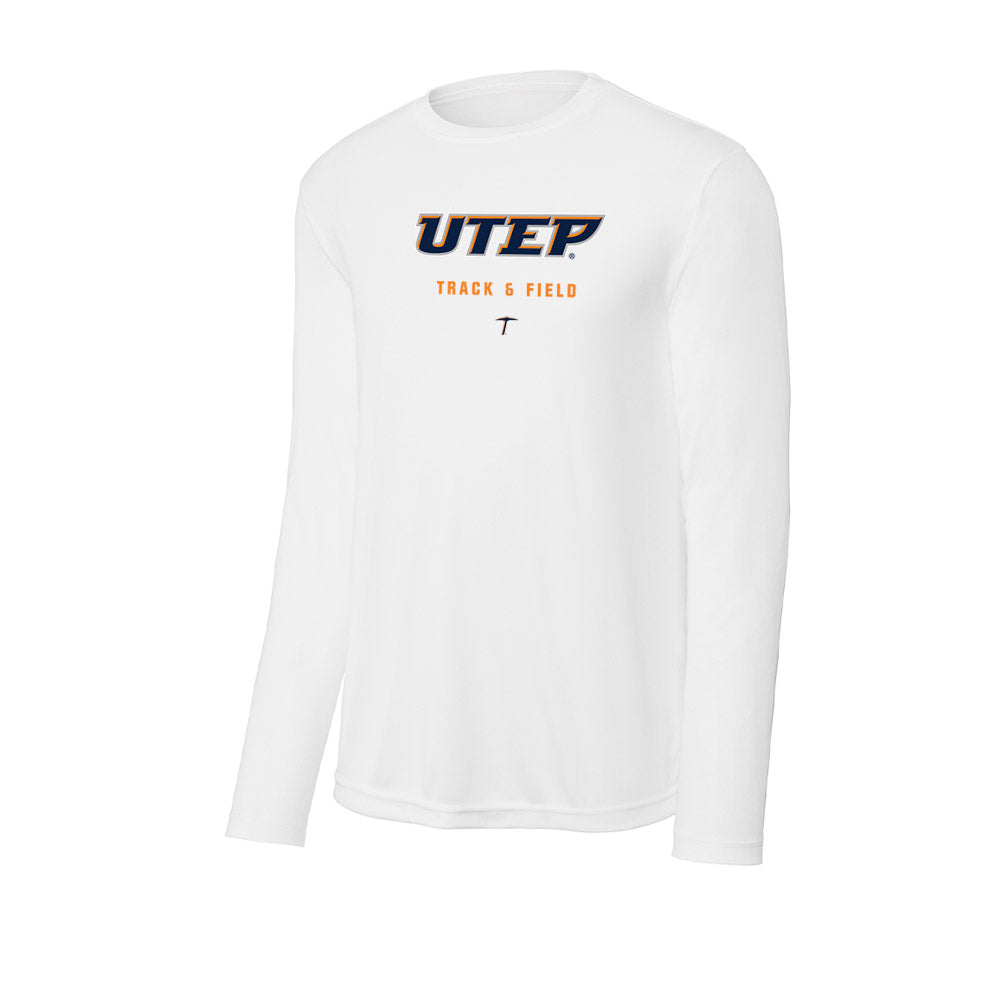 UTEP - NCAA Women's Track & Field : Cailee Phillips - Activewear Long Sleeve T-Shirt-0