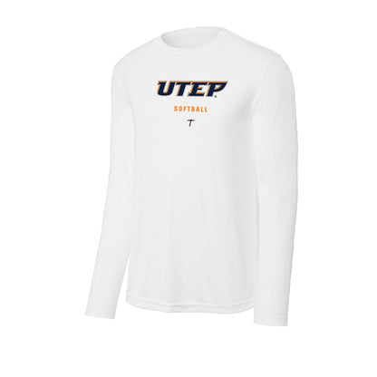 UTEP - NCAA Softball : Johnna Aragon - Activewear Long Sleeve T-Shirt-0