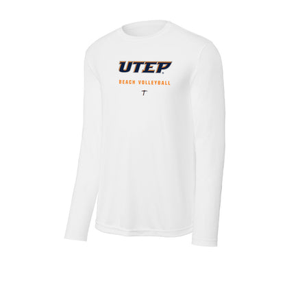 UTEP - NCAA Beach Volleyball : Alexa Gonzale - Activewear Long Sleeve T-Shirt-0