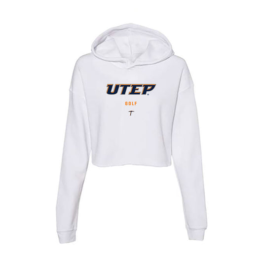 UTEP - NCAA Women's Golf : Atikan Cherdchoo - Women's Crop Fleece Hoodie-0