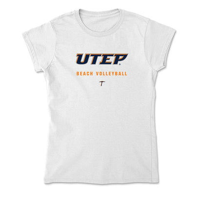 UTEP - NCAA Beach Volleyball : Alexa Gonzale - Soft Style Women’s T-Shirt-0