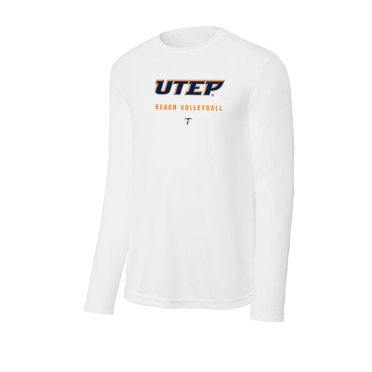 UTEP - NCAA Beach Volleyball : Averie Threet - Activewear Long Sleeve T-Shirt-0