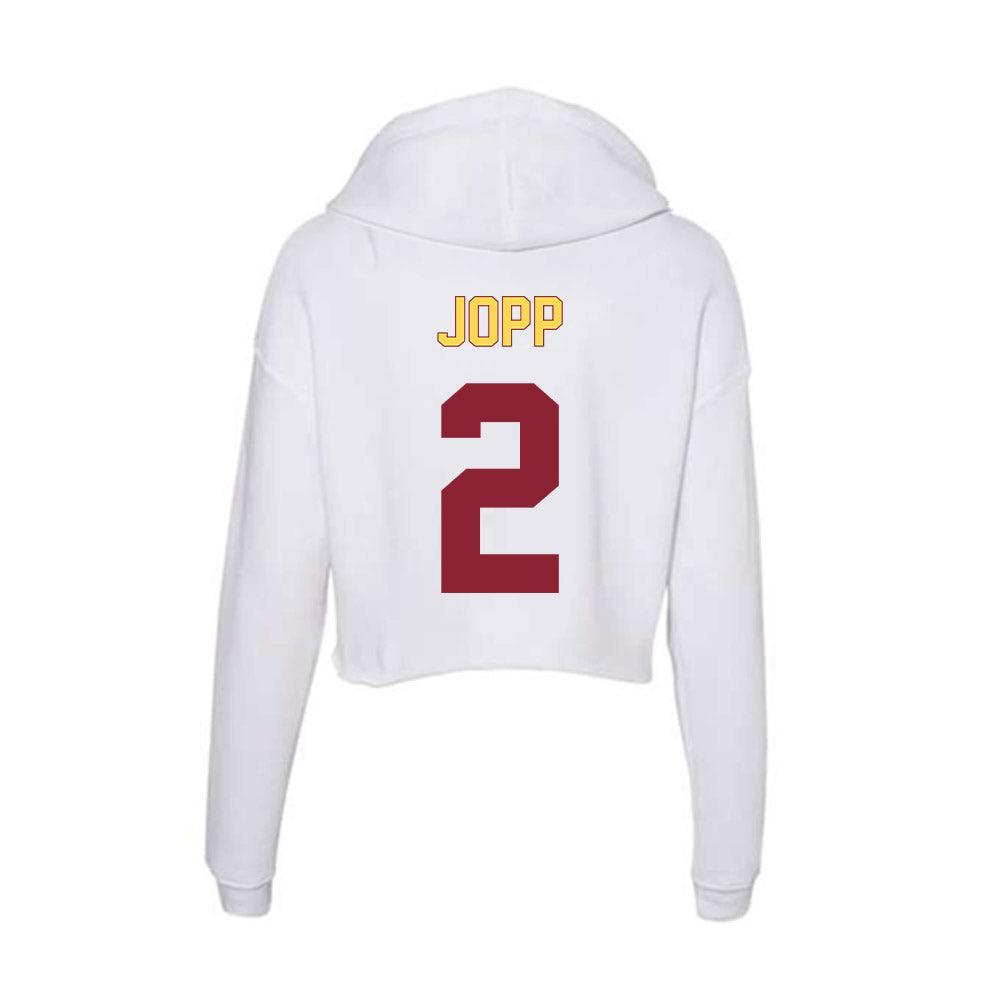 NSU - NCAA Football : Elijah Jopp - Women's Crop Fleece Hoodie-1