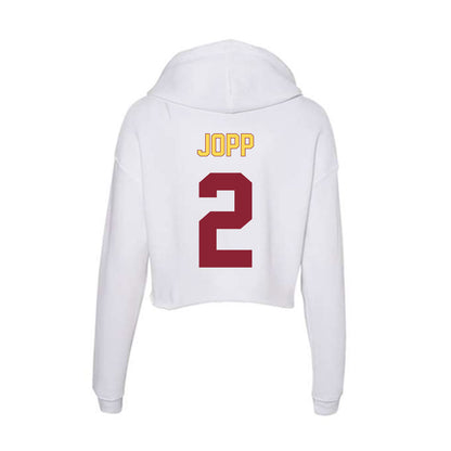 NSU - NCAA Football : Elijah Jopp - Women's Crop Fleece Hoodie-1
