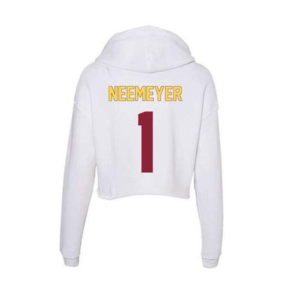 NSU - NCAA Women's Soccer : Ilee Neemeyer - Women's Crop Fleece Hoodie-1
