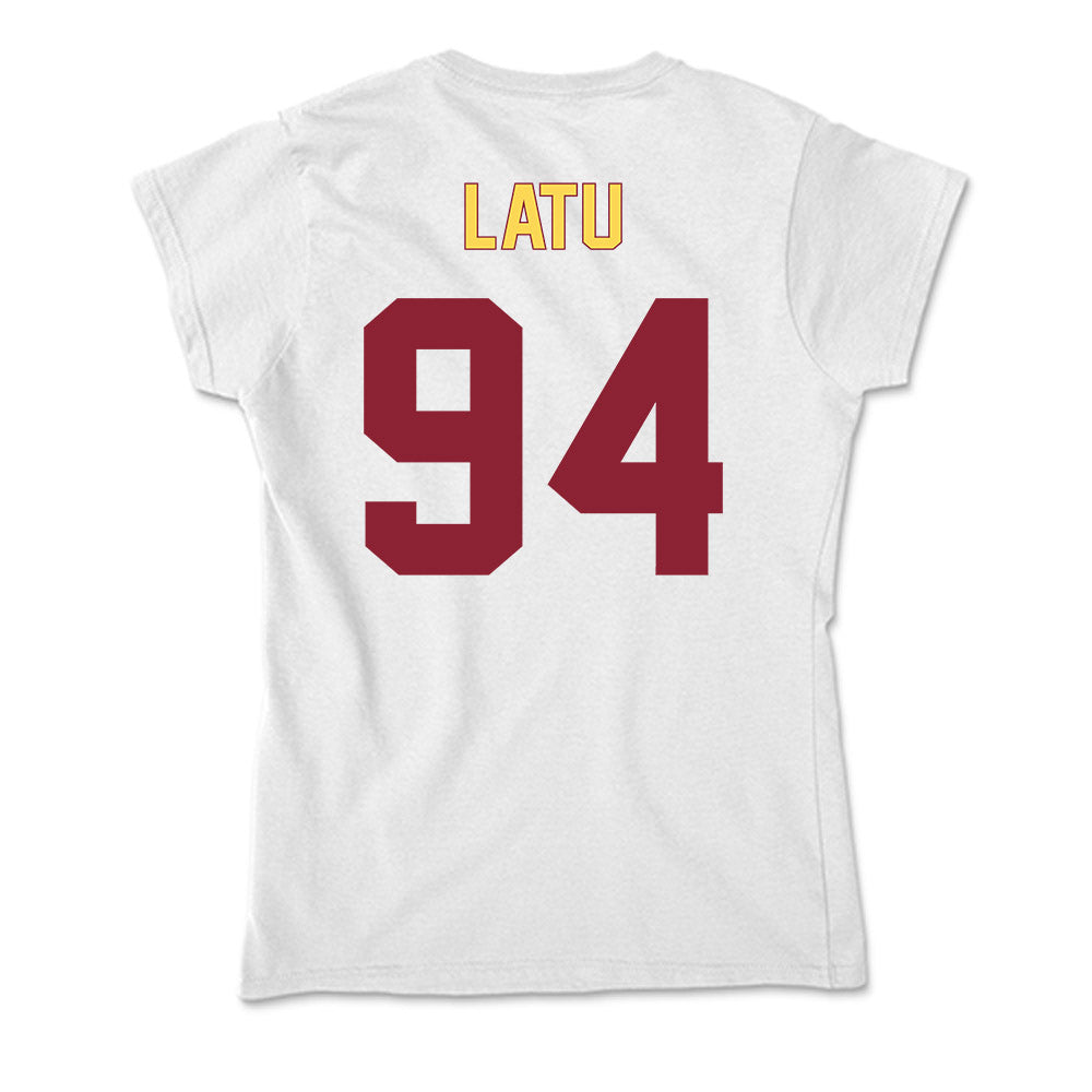 NSU - NCAA Football : Tau Latu - Soft Style Women’s T-Shirt-1