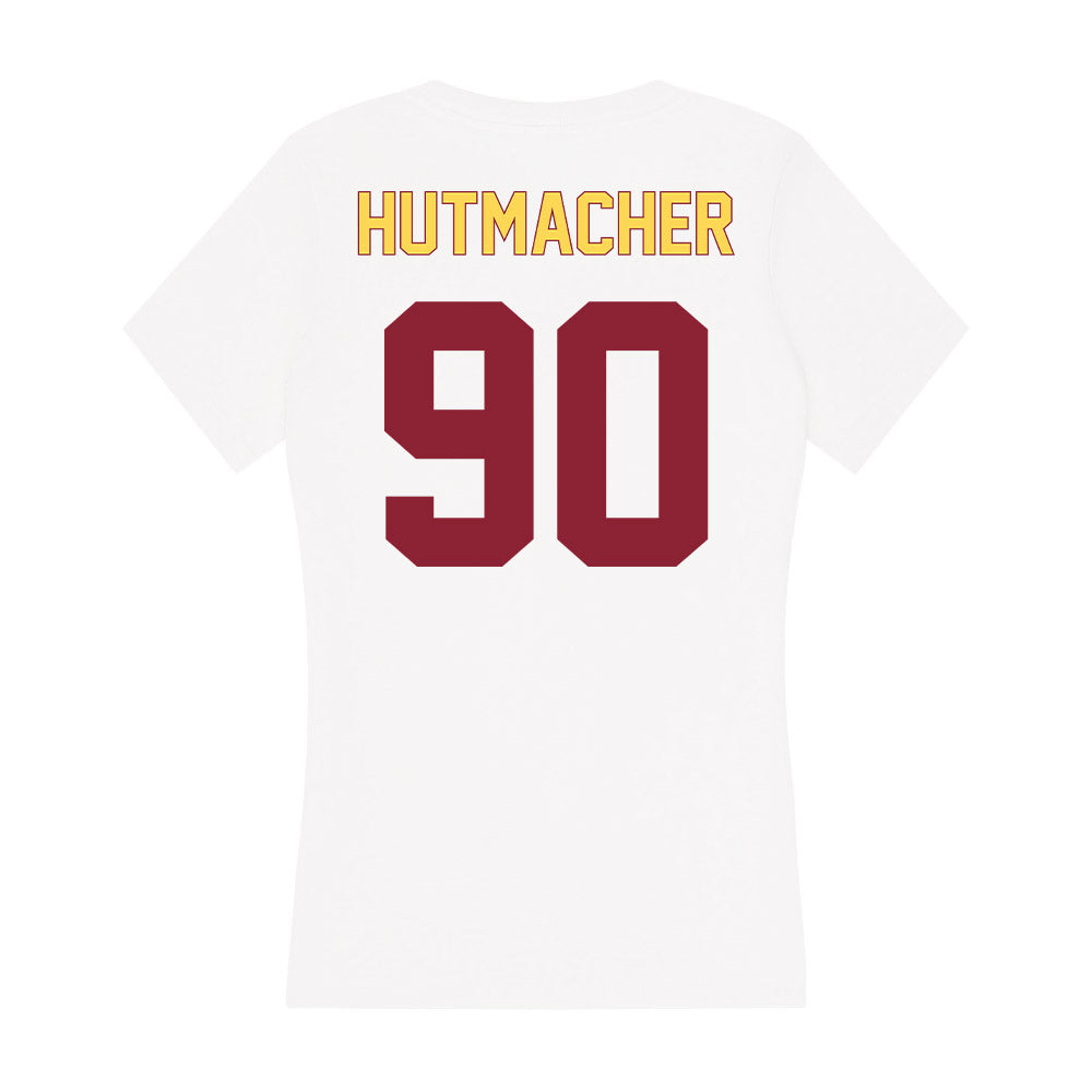 NSU - NCAA Football : Noah Hutmacher - Women's V-Neck T-Shirt-1