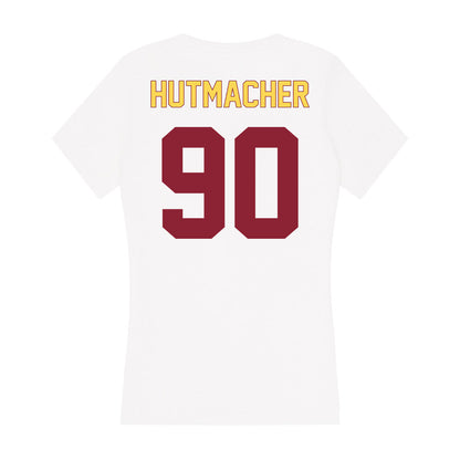 NSU - NCAA Football : Noah Hutmacher - Women's V-Neck T-Shirt-1