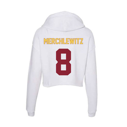 NSU - NCAA Softball : Morgan Merchlewitz - Women's Crop Fleece Hoodie-1