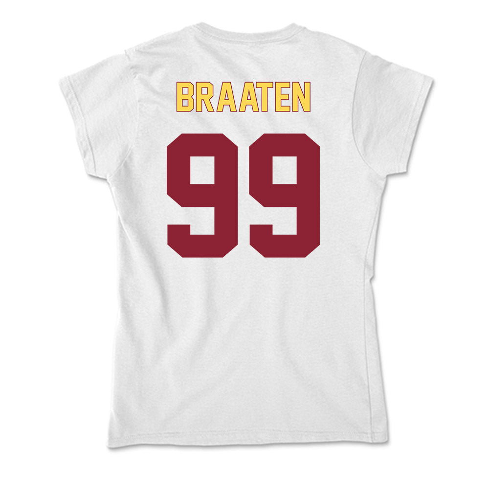 NSU - NCAA Softball : Emily Braaten - Soft Style Women’s T-Shirt-1
