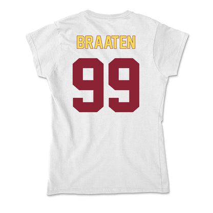 NSU - NCAA Softball : Emily Braaten - Soft Style Women’s T-Shirt-1