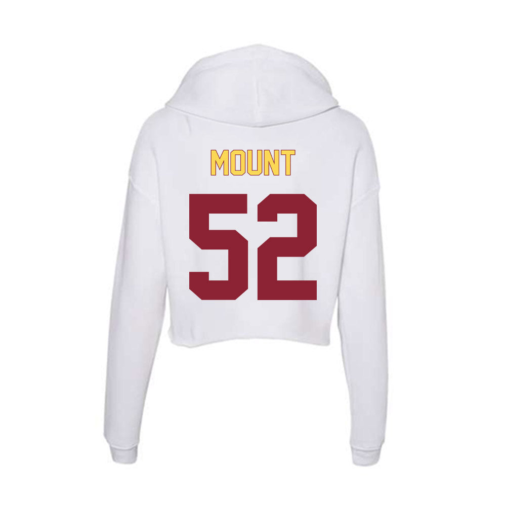 NSU - NCAA Football : Matthew Mount - Women's Crop Fleece Hoodie-1