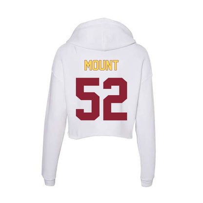NSU - NCAA Football : Matthew Mount - Women's Crop Fleece Hoodie-1