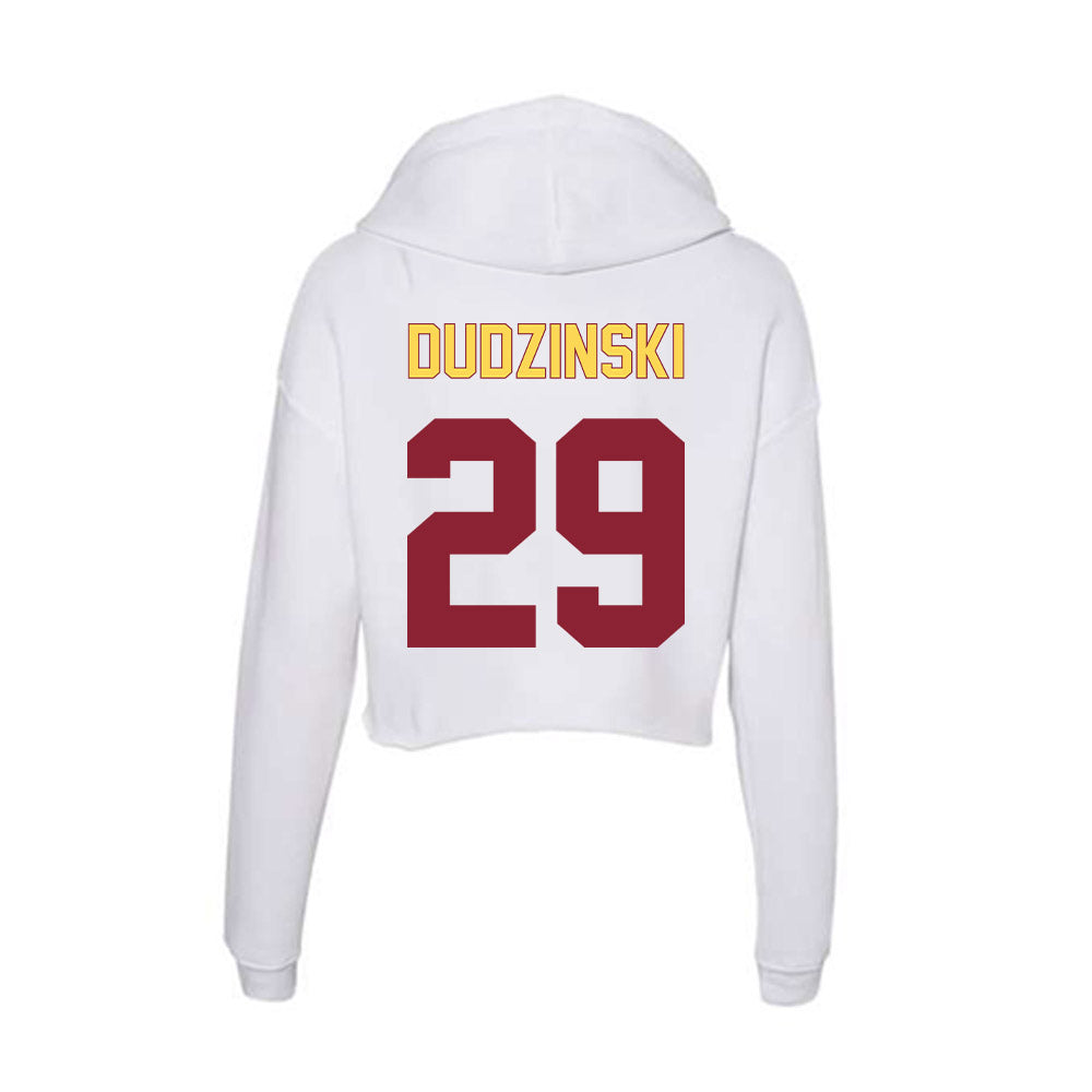 NSU - NCAA Women's Soccer : Taylor Dudzinski - Women's Crop Fleece Hoodie-1