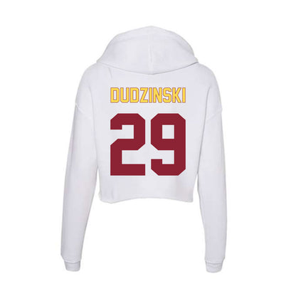 NSU - NCAA Women's Soccer : Taylor Dudzinski - Women's Crop Fleece Hoodie-1