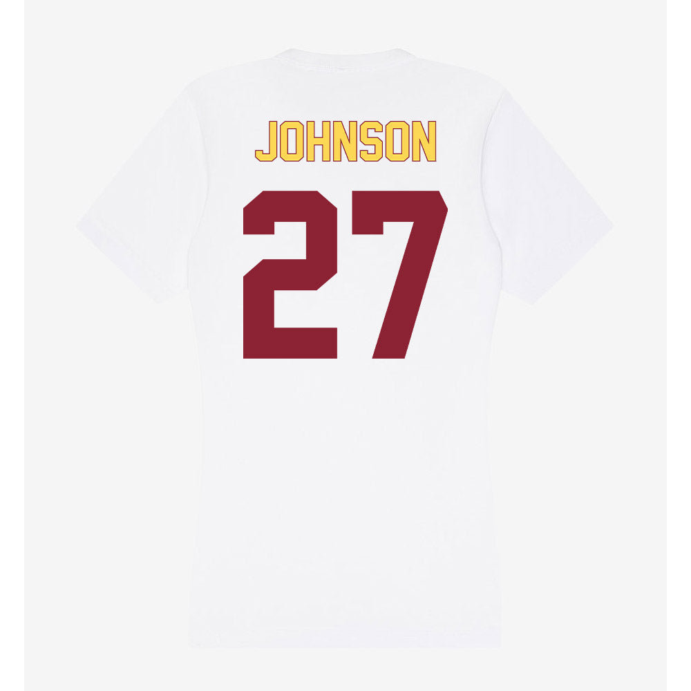 NSU - NCAA Football : Kale Johnson - Women's V-Neck T-Shirt-1