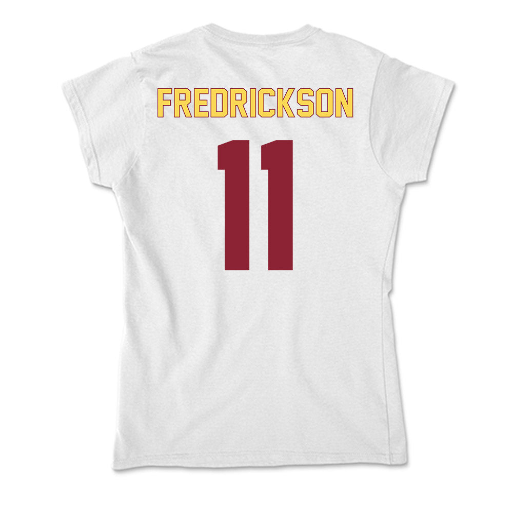 NSU - NCAA Women's Volleyball : Logan Fredrickson - Soft Style Women’s T-Shirt-1