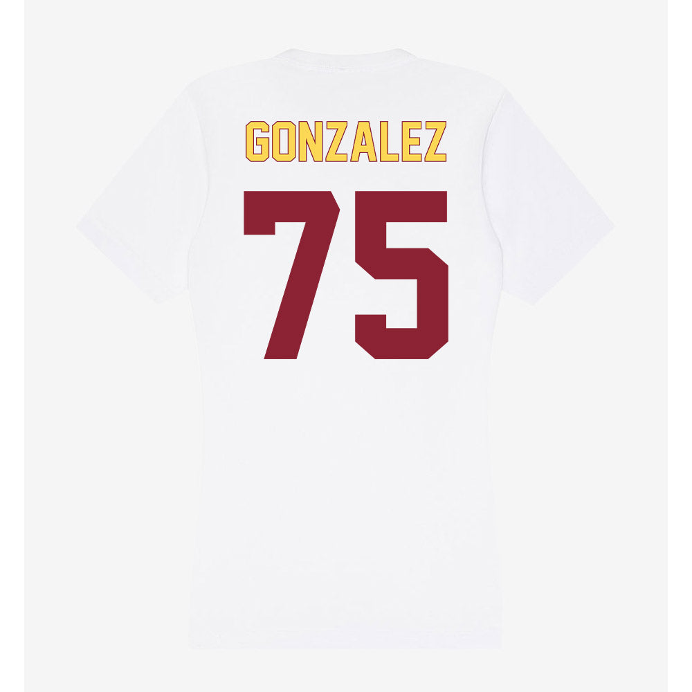 NSU - NCAA Football : Felipe Gonzalez - Women's V-Neck T-Shirt-1