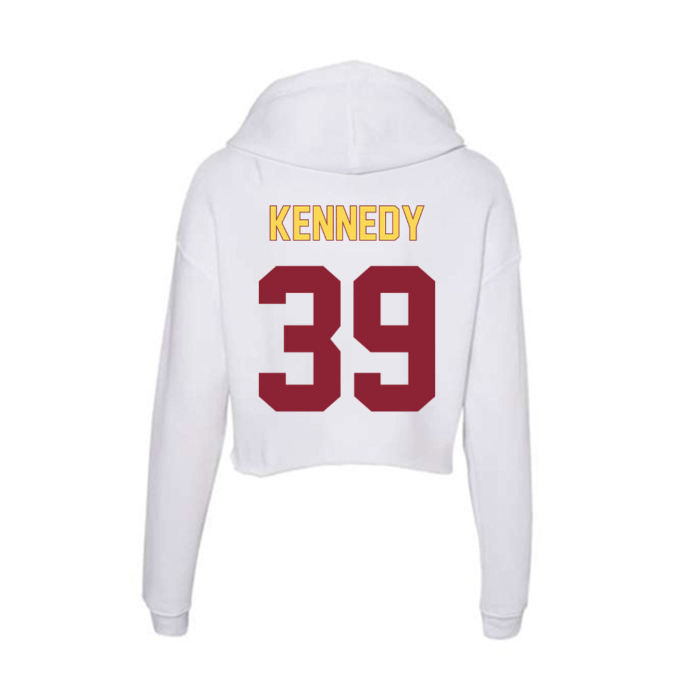 NSU - NCAA Softball : Tiv Kennedy - Women's Crop Fleece Hoodie-1