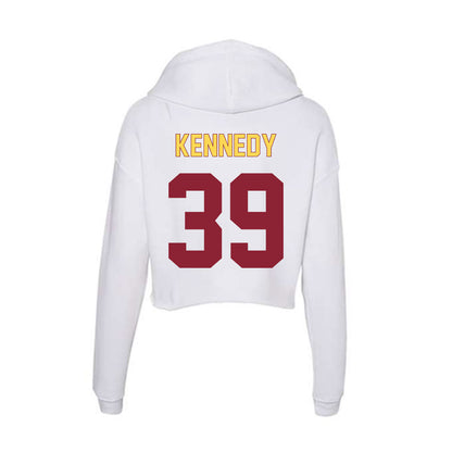 NSU - NCAA Softball : Tiv Kennedy - Women's Crop Fleece Hoodie-1