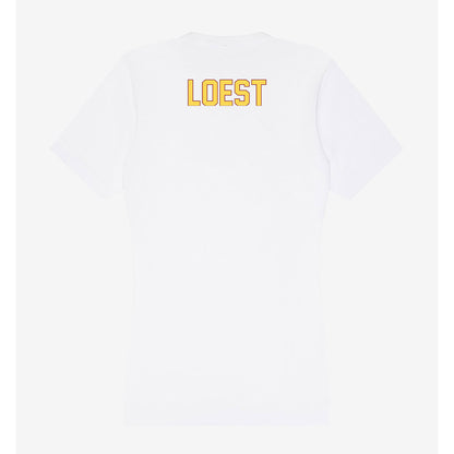 NSU - NCAA Women's Swimming & Diving : Marie Loest - Women's V-Neck T-Shirt-1