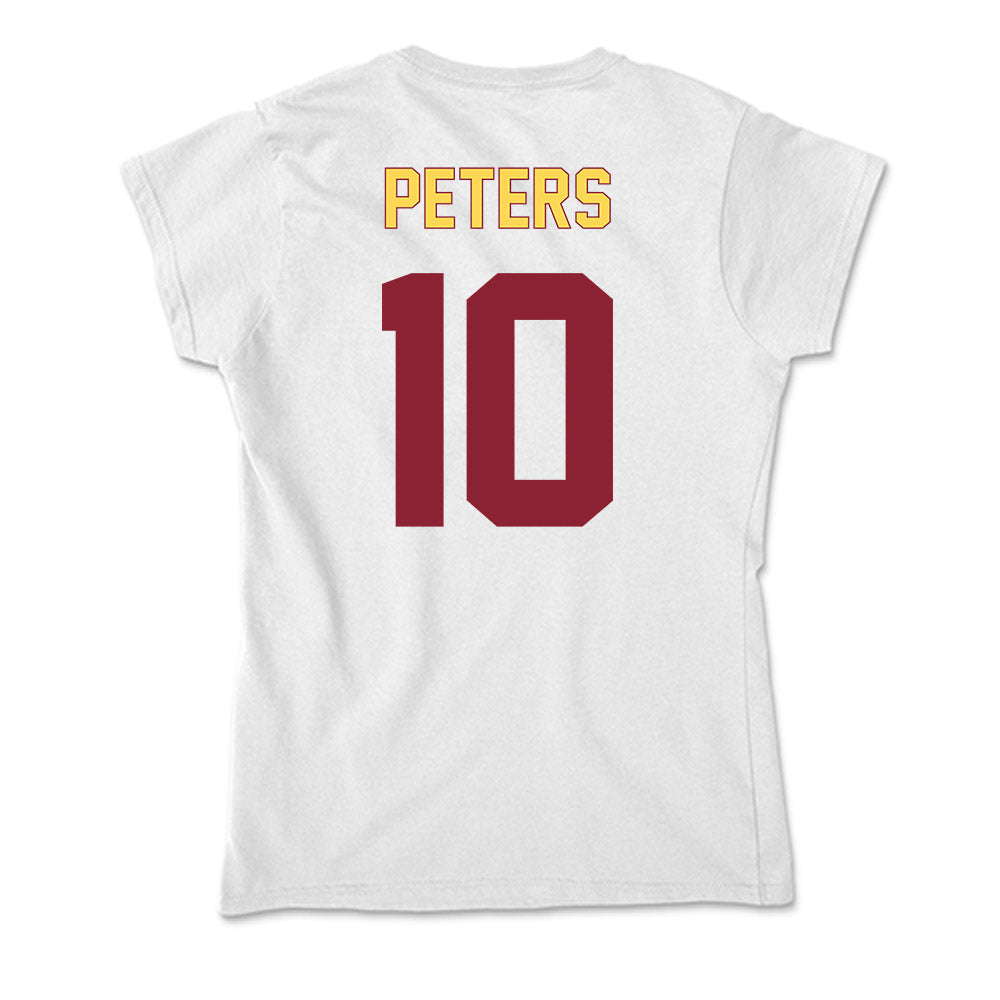 NSU - NCAA Women's Soccer : Deshani Peters - Soft Style Women’s T-Shirt-1