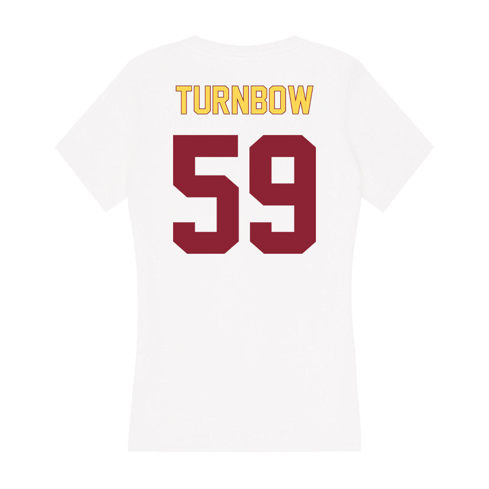 NSU - NCAA Football : Kaydn Turnbow - Women's V-Neck T-Shirt-1