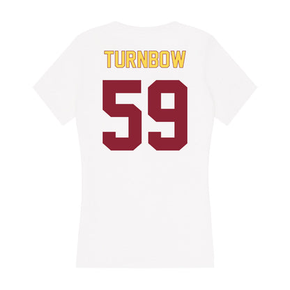 NSU - NCAA Football : Kaydn Turnbow - Women's V-Neck T-Shirt-1