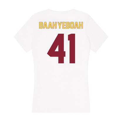 NSU - NCAA Men's Basketball : Marley Baah-Yeboah - Women's V-Neck T-Shirt-1