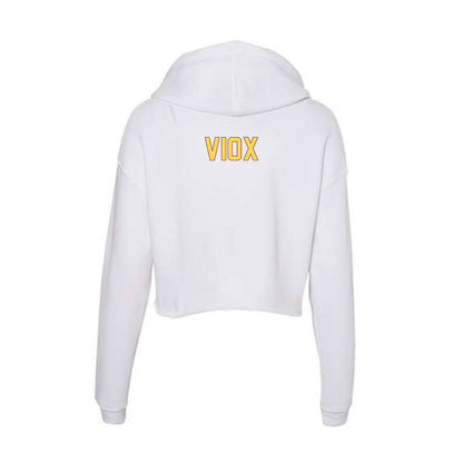 NSU - NCAA Wrestling : Ayden Viox - Women's Crop Fleece Hoodie-1