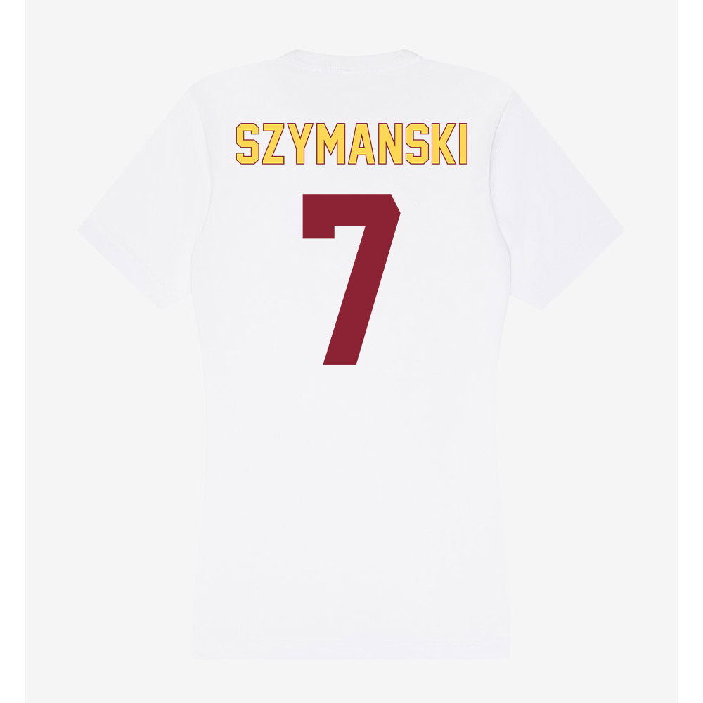 NSU - NCAA Football : Javonnee Szymanski - Women's V-Neck T-Shirt-1