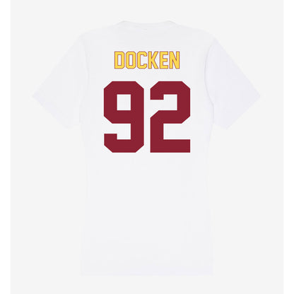 NSU - NCAA Football : Keaton Docken - Women's V-Neck T-Shirt-1
