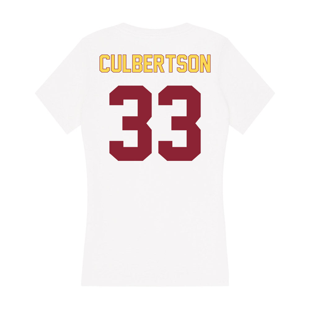  - NCAA Baseball : Kolby Culbertson - Women's V-Neck T-Shirt-1