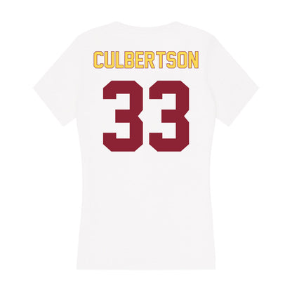  - NCAA Baseball : Kolby Culbertson - Women's V-Neck T-Shirt-1