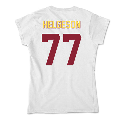 NSU - NCAA Football : Riley Helgeson - Soft Style Women’s T-Shirt-1
