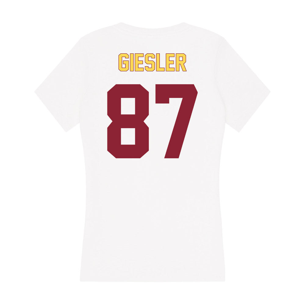 NSU - NCAA Football : Gavin Giesler - Women's V-Neck T-Shirt-1