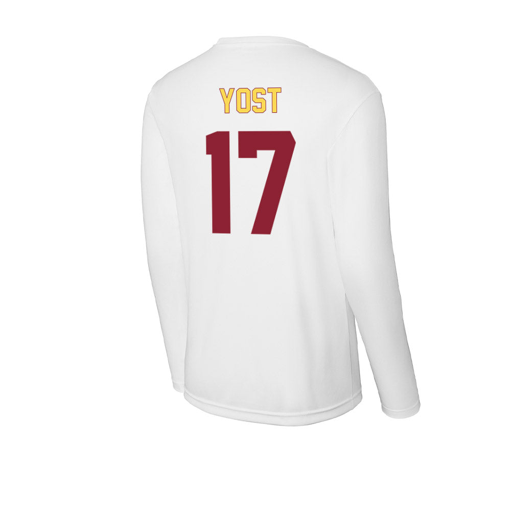 NSU - NCAA Women's Volleyball : Ashley Yost - Activewear Long Sleeve T-Shirt-1