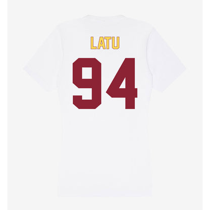 NSU - NCAA Football : Tau Latu - Women's V-Neck T-Shirt-1