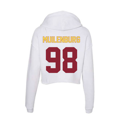 NSU - NCAA Football : Miles Muilenburg - Women's Crop Fleece Hoodie-1