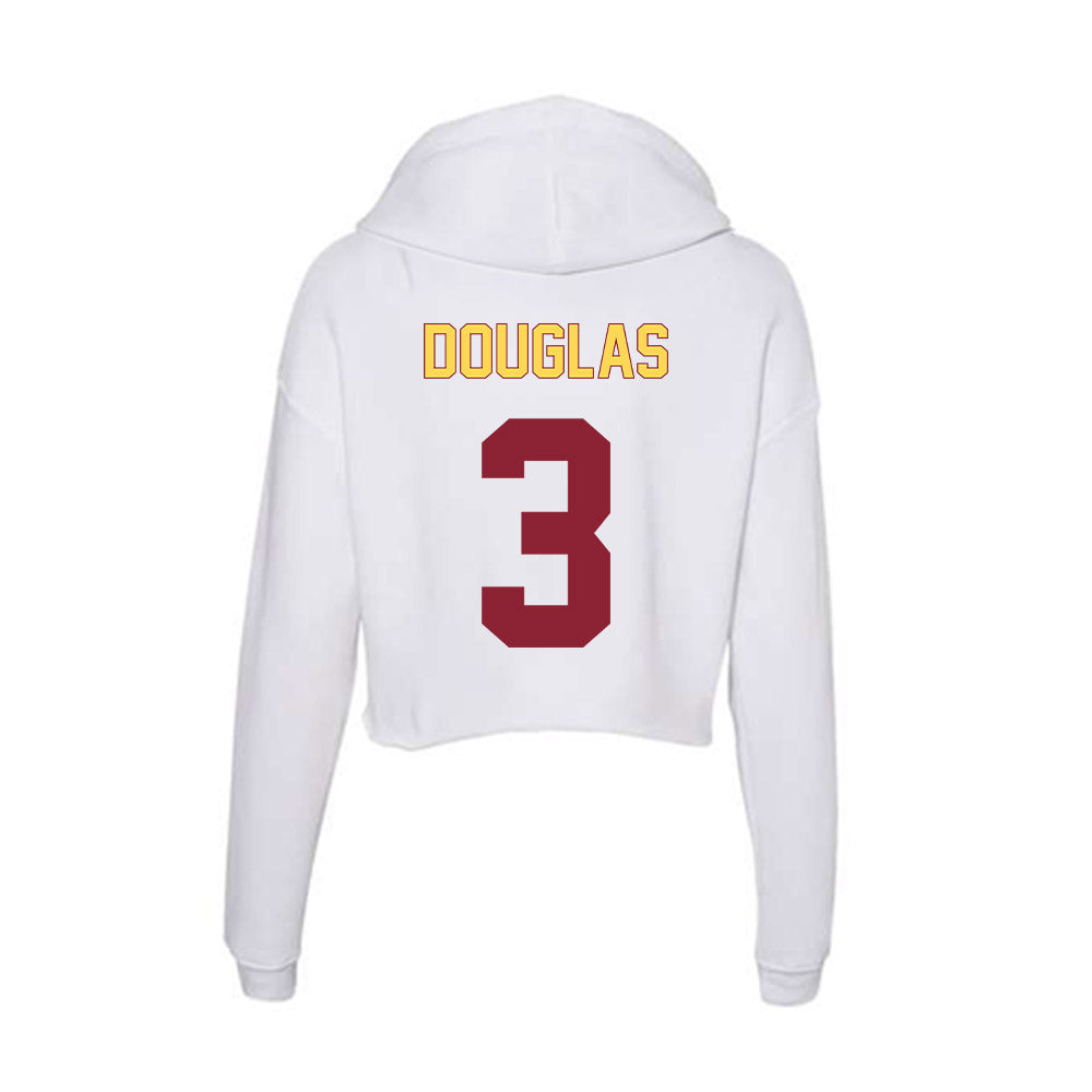 NSU - NCAA Women's Volleyball : Avery Douglas - Women's Crop Fleece Hooded Sweatshirt-1