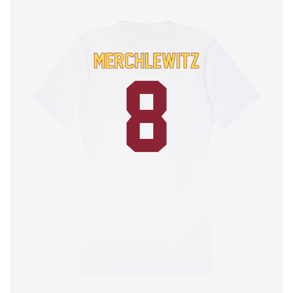 NSU - NCAA Softball : Morgan Merchlewitz - Women's V-Neck T-Shirt-1