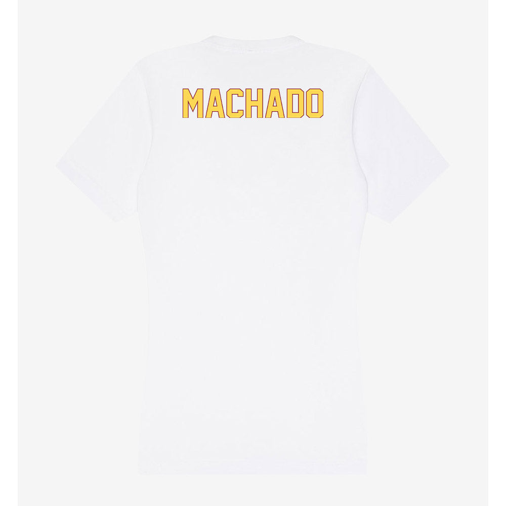 NSU - NCAA Women's Swimming & Diving : Emma Machado - Women's V-Neck T-Shirt-1