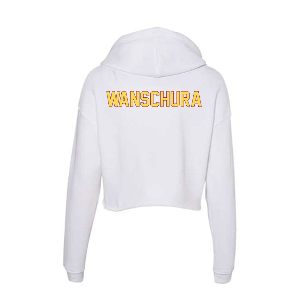 NSU - NCAA Women's Swimming & Diving : Ella Wanschura - Women's Crop Fleece Hoodie-1