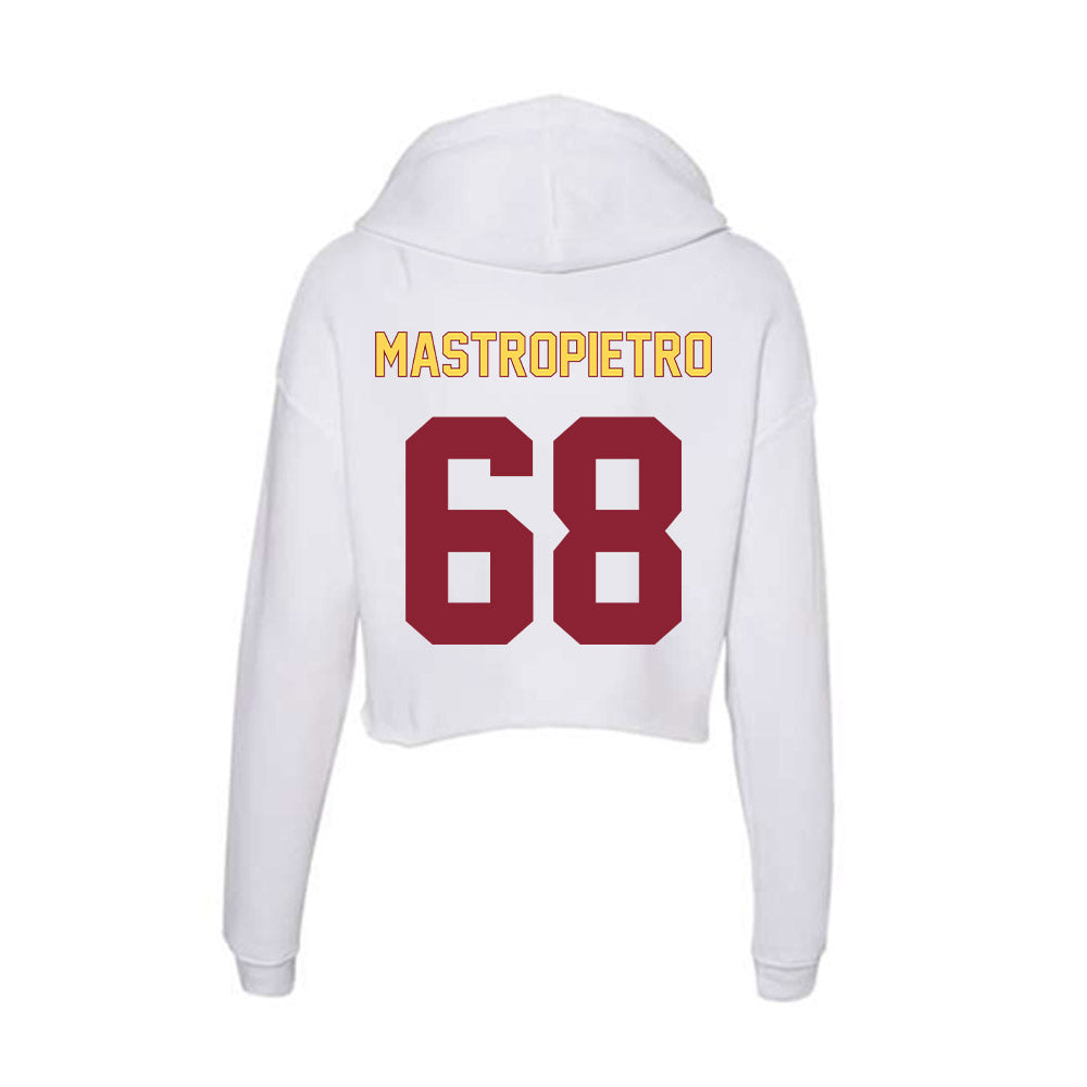 NSU - NCAA Football : Quinton Mastropietro - Women's Crop Fleece Hoodie-1